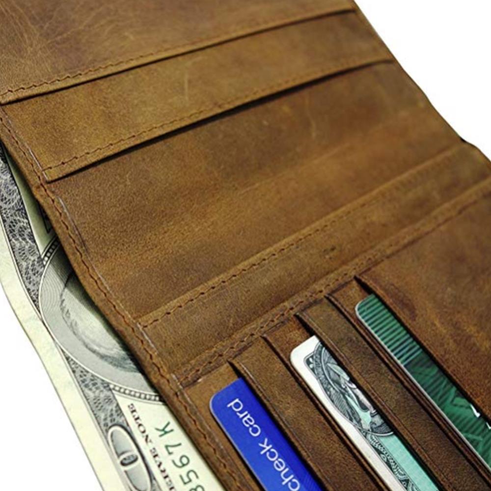 Real Leather Passport Pouch-5