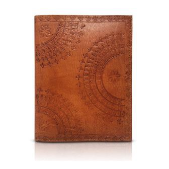 A5 Lámhleabhar Leathar Chustaim Lógó Lógó