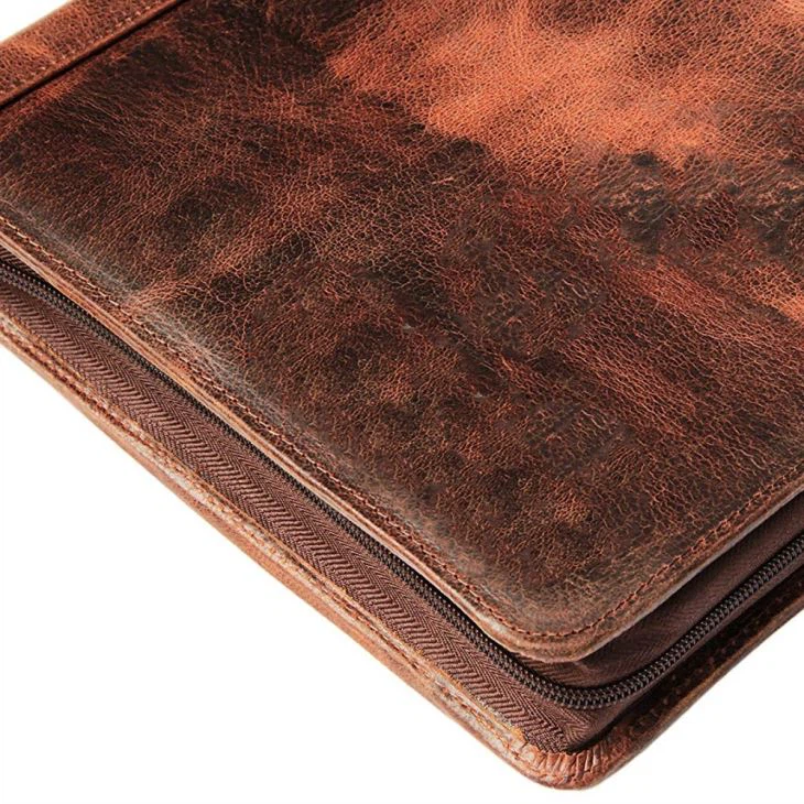 Vintage PU Leather Portfolio Presentation Vintage PU Leather Portfolio Presentation