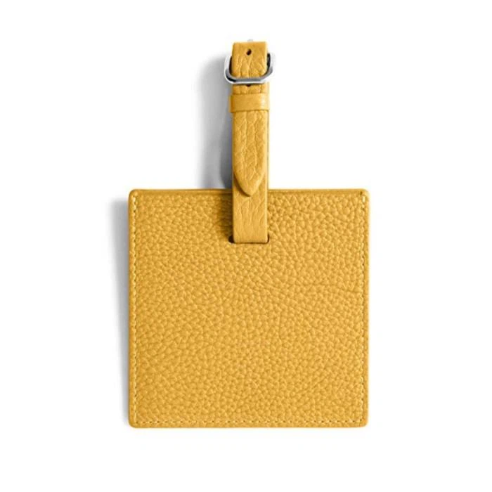 Yellow PU Leather Luggage Tag Yellow PU Leather Luggage Tag