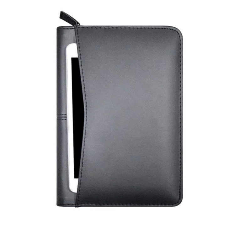 Black PU Leather Portfolio Folder