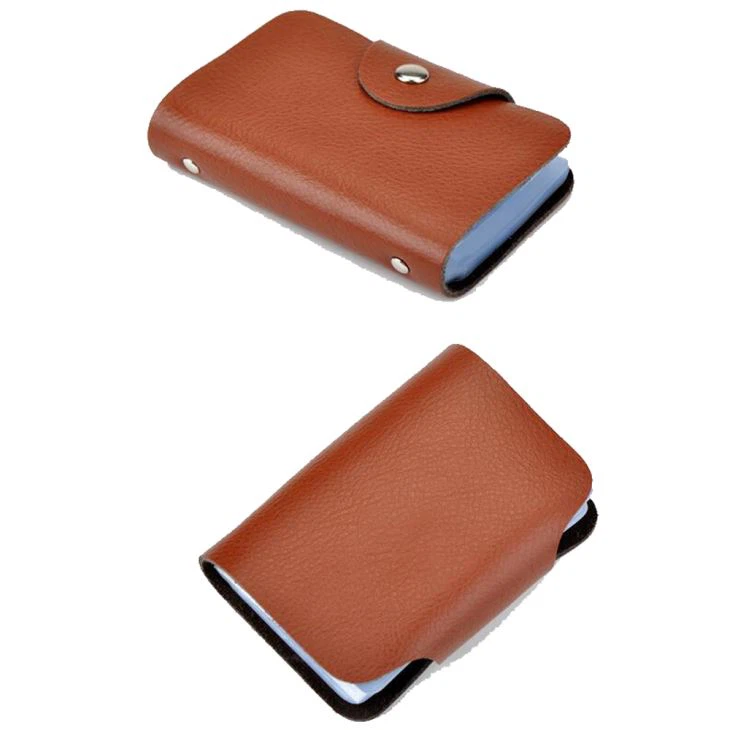 leather name card holder