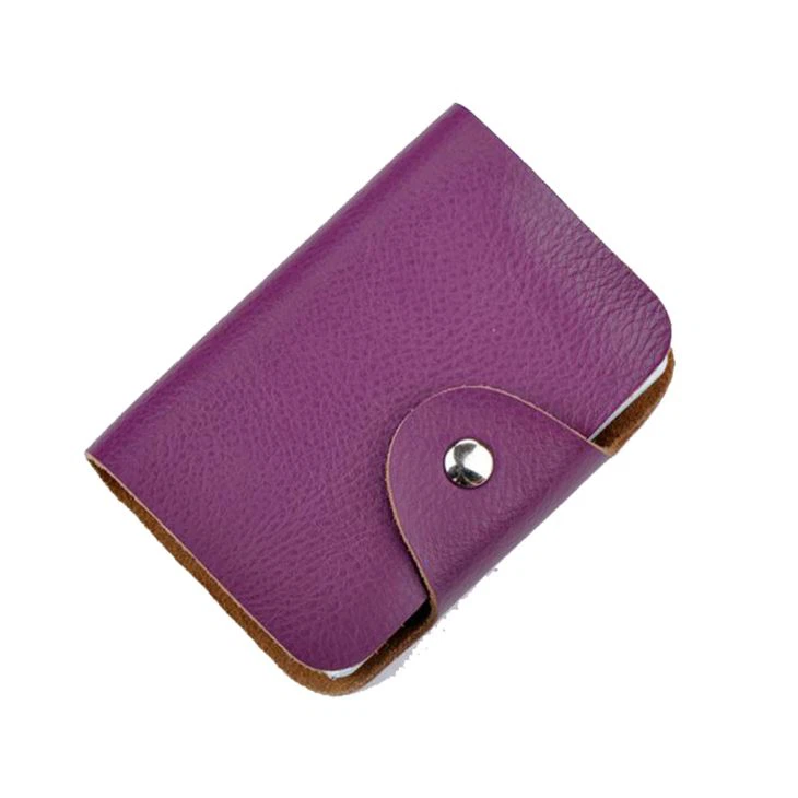 slim leather card holder