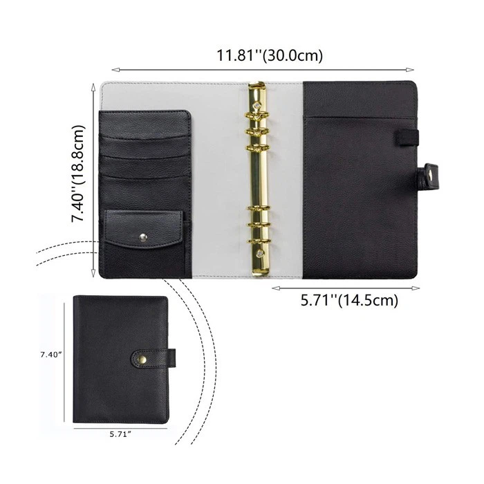 Leather Planner Agenda